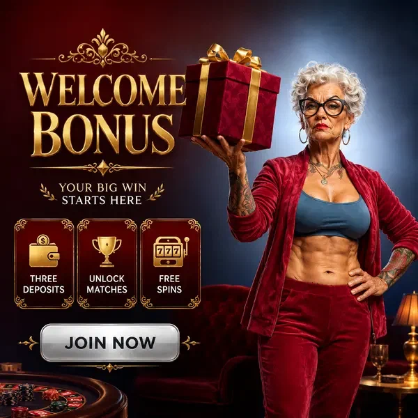 Spingranny welcome bonus chest revealed by powerful woman in crimson robe