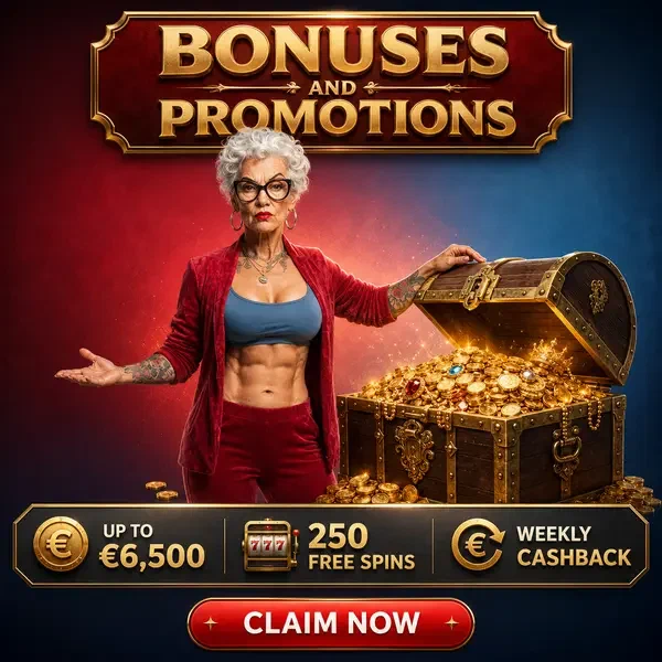 Discovering Spingranny bonuses in magical treasure chest overflowing with golden rewards